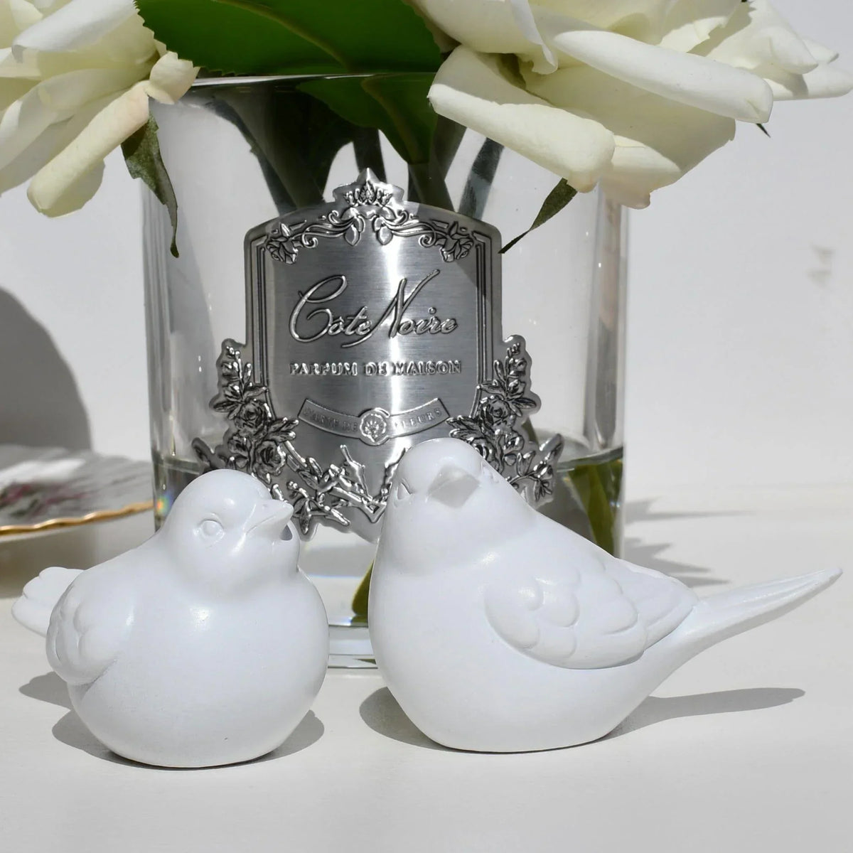White Birds - set of two.