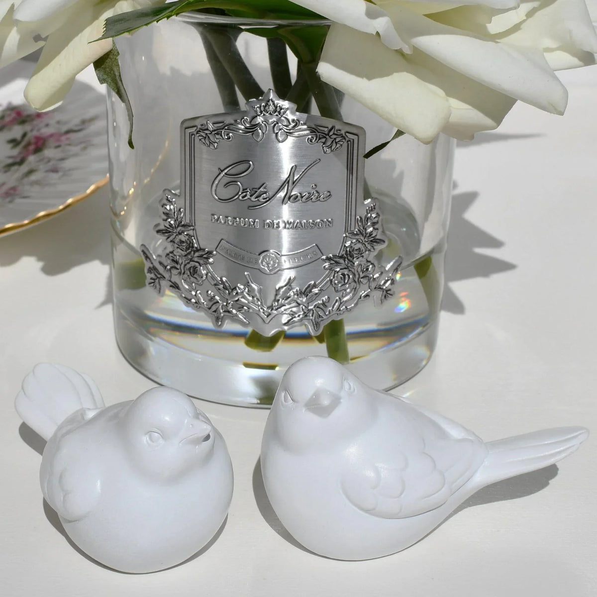 White Birds - set of two.