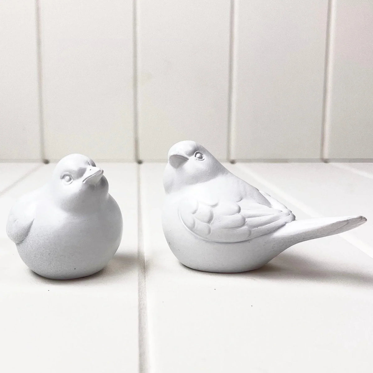White Birds - set of two.