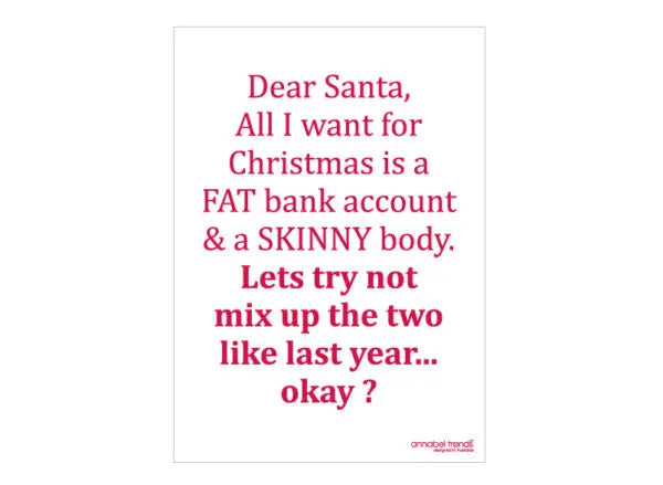 Christmas Tea Towels – Fat Skinny