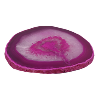 Natural Sliced Brazilian Crystal Agate Lamp Pink - House Journey