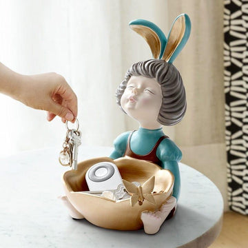 ANNA Rabbit Girl Storage Box - House Journey