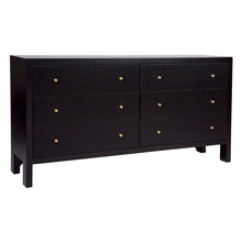 Load image into Gallery viewer, House Journey Ariana 6 Drawer Chest - Black
