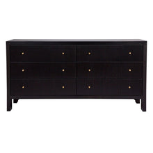 Load image into Gallery viewer, House Journey Ariana 6 Drawer Chest - Black
