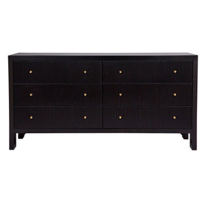 House Journey Ariana 6 Drawer Chest - Black