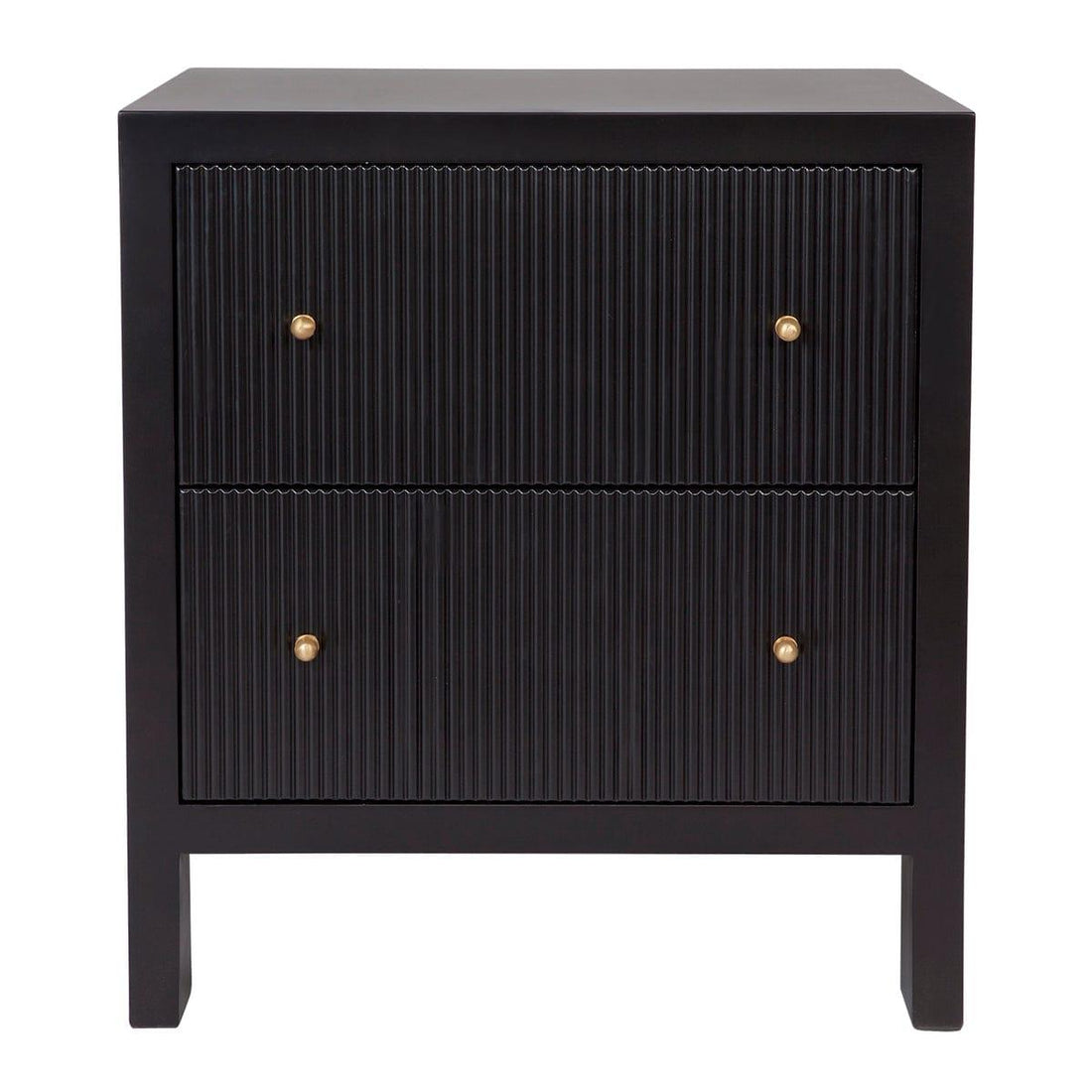 House Journey Ariana Bedside Table - Large Black