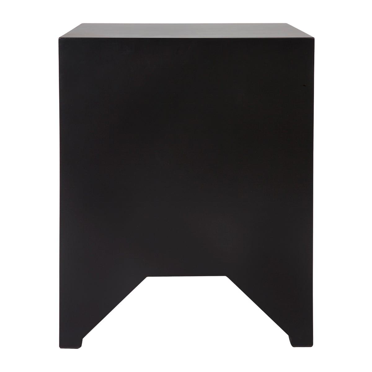 House Journey Ariana Bedside Table - Small Black