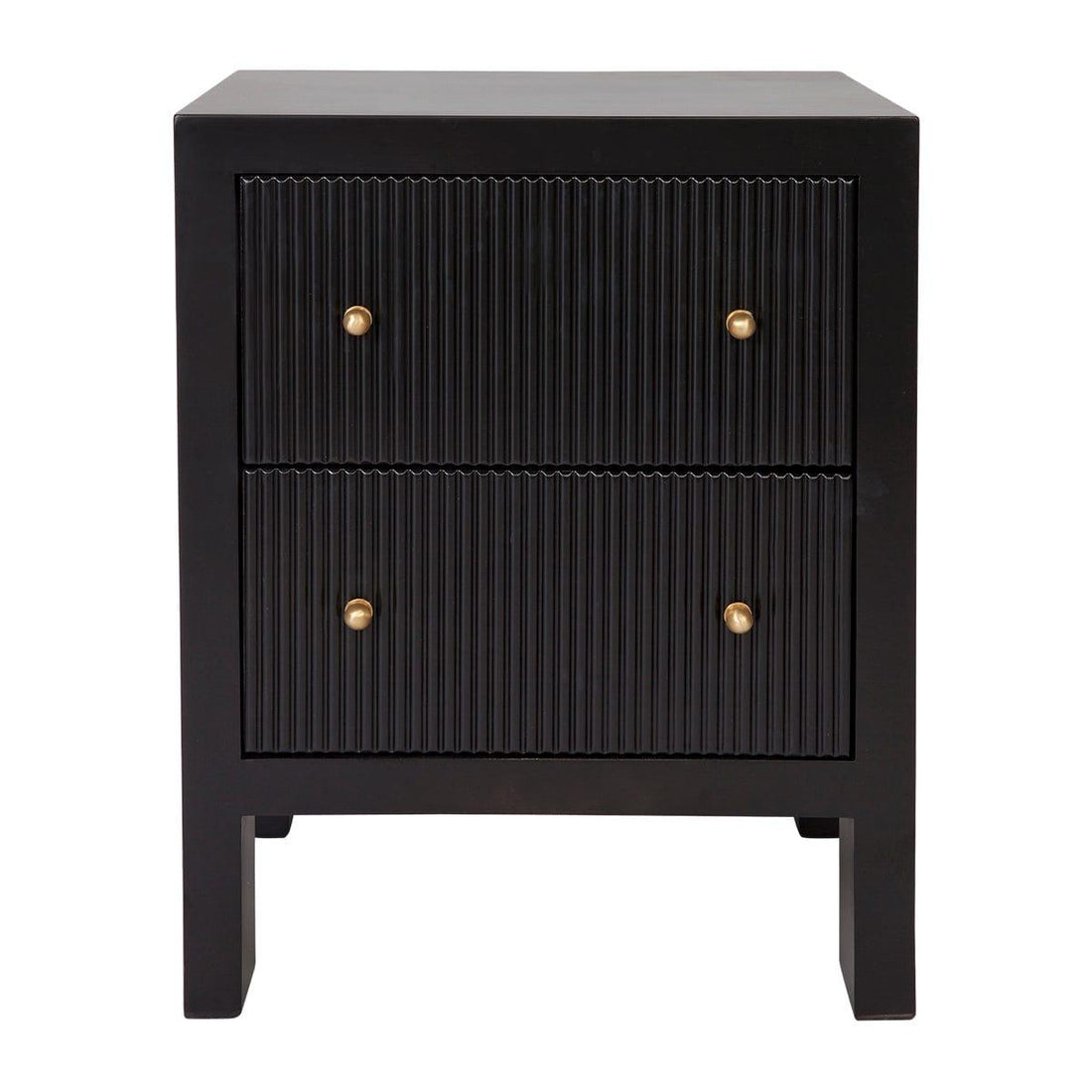 House Journey Ariana Bedside Table - Small Black