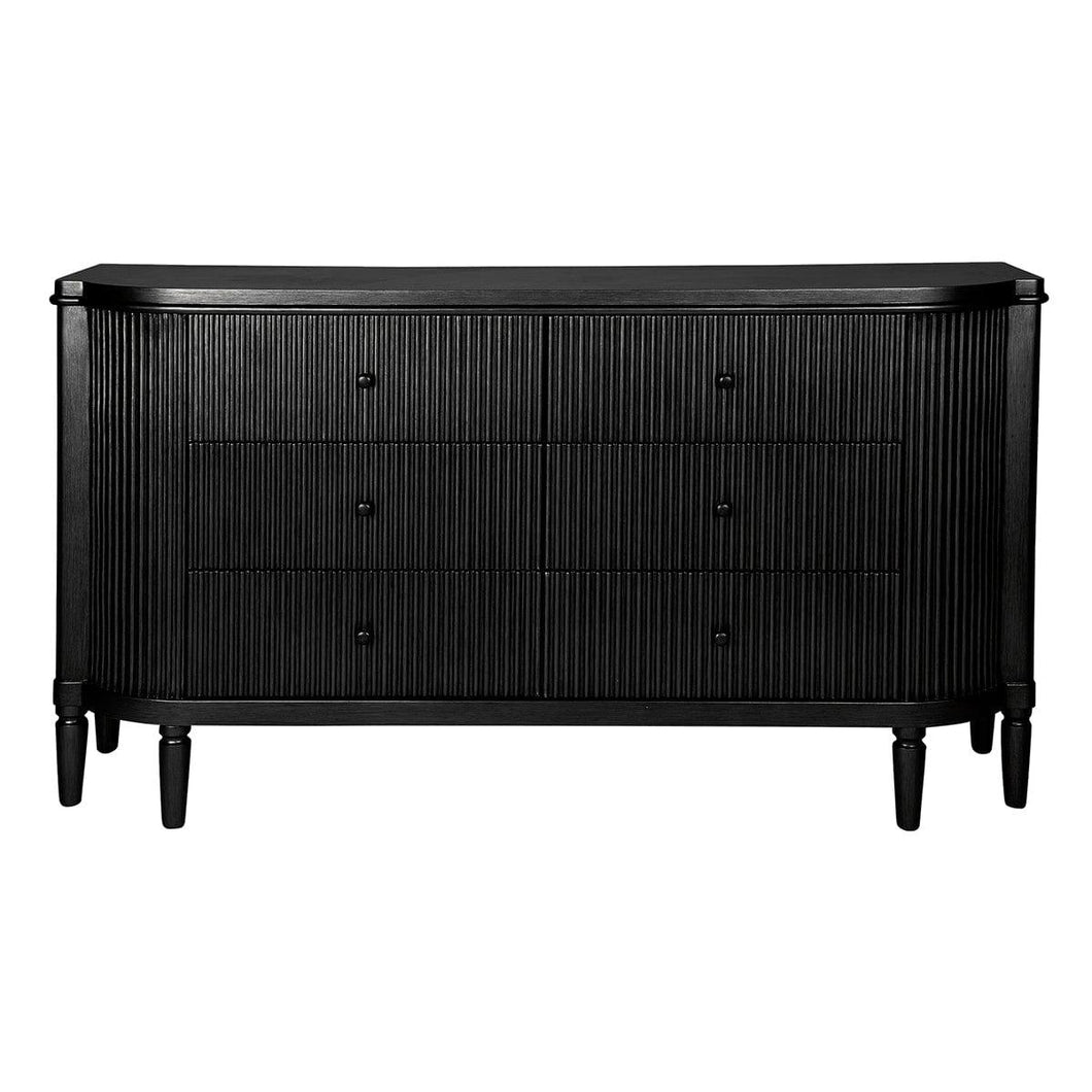 House Journey Arielle 6 Drawer Chest - Black