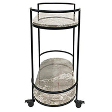 Load image into Gallery viewer, Southside Marble Drinks Trolley.
