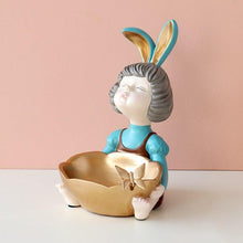 Load image into Gallery viewer, ANNA Rabbit Girl Storage Box - House Journey
