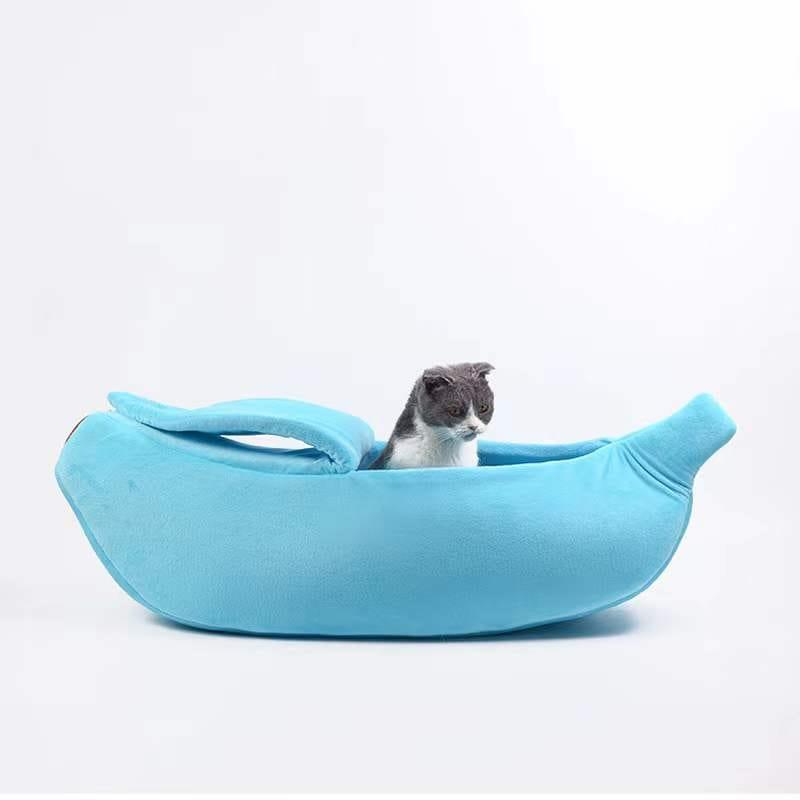 House Journey Blue / XL Banana Cat Bed