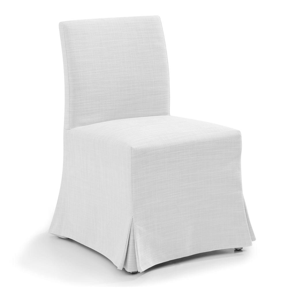 House Journey Brighton Slip Cover Dining Chair - White Linen