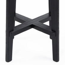 Load image into Gallery viewer, House Journey Cape Byron Rattan Kitchen Stool - Black
