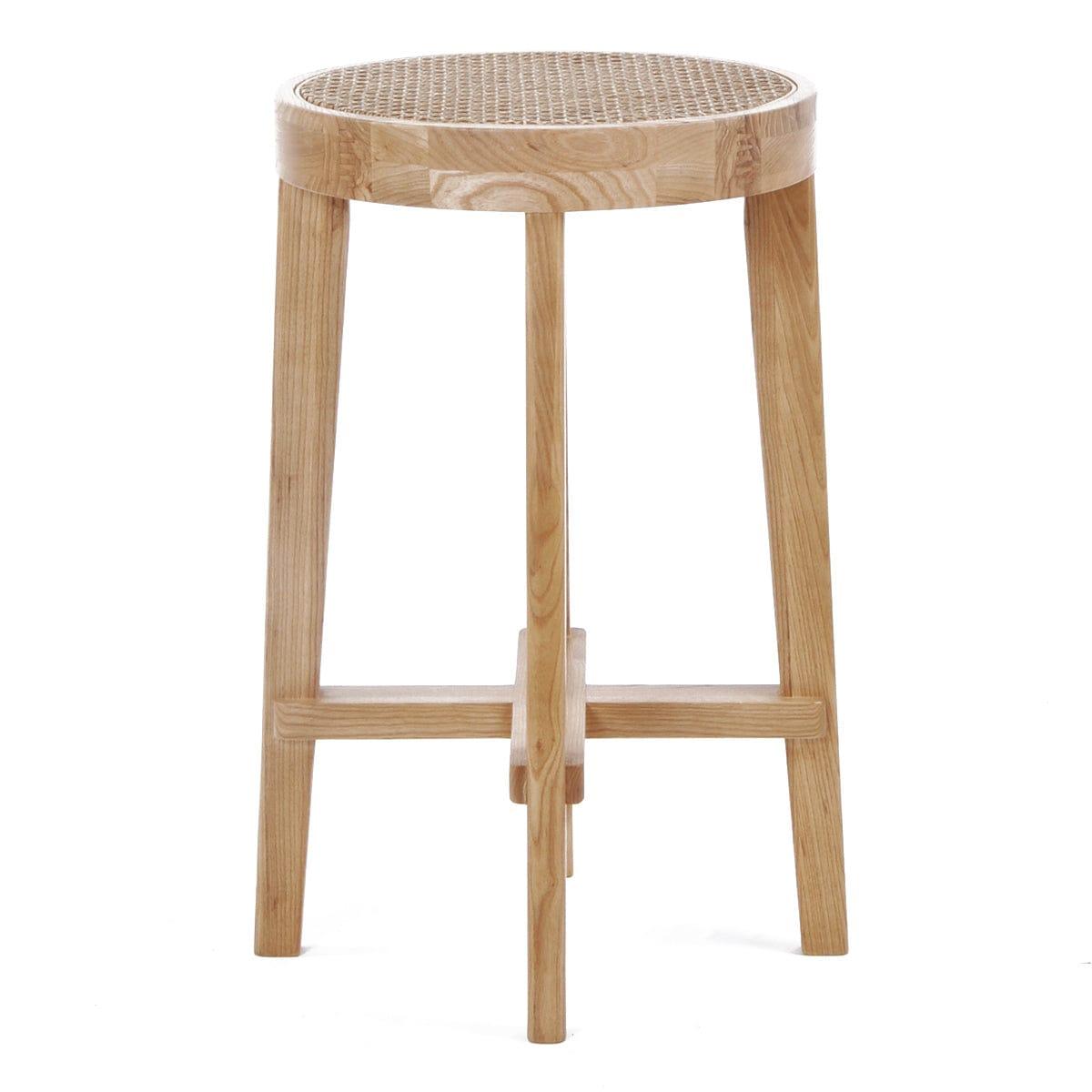 House Journey Cape Byron Rattan Kitchen Stool - Natural