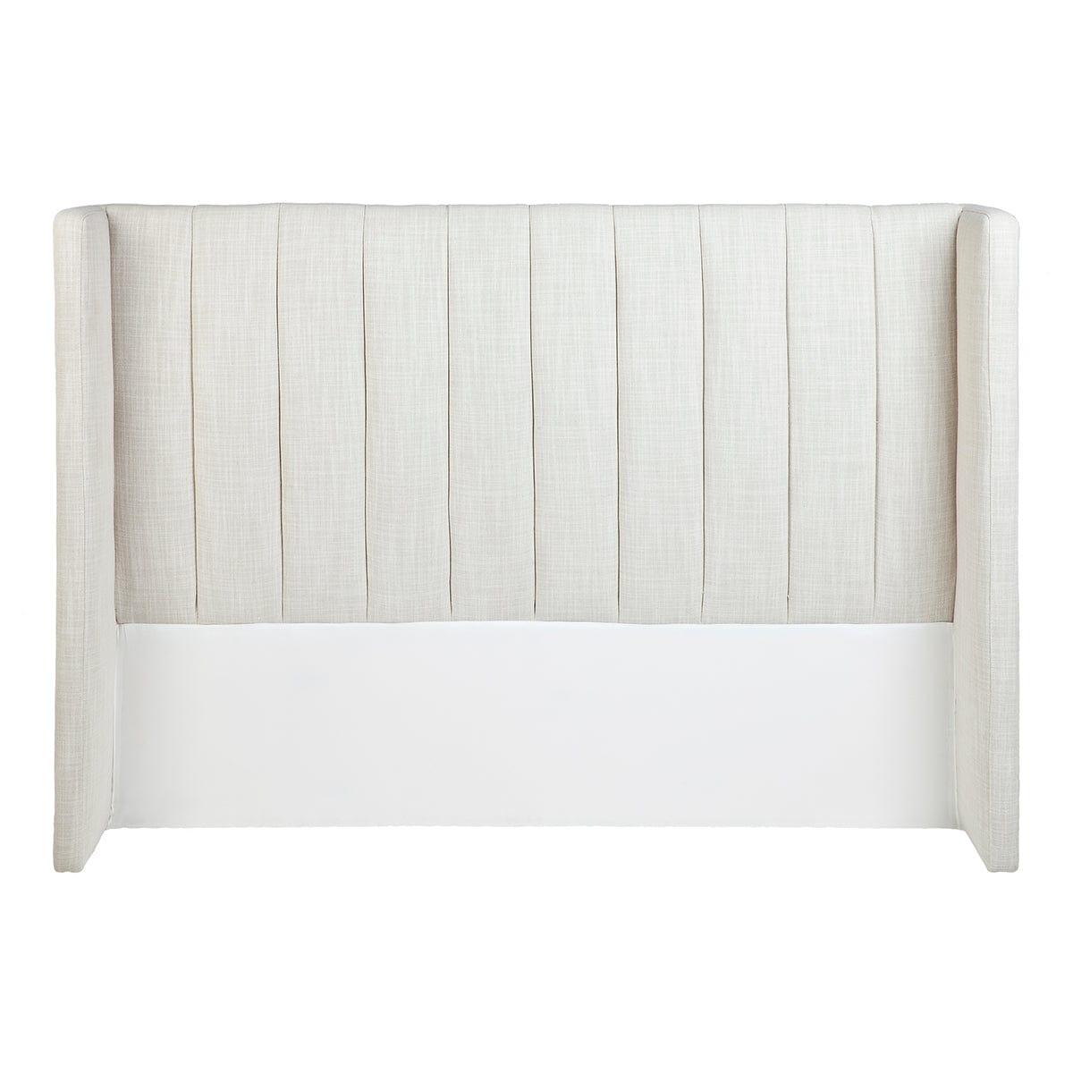 House Journey Central Park Queen Bedhead - Natural Linen