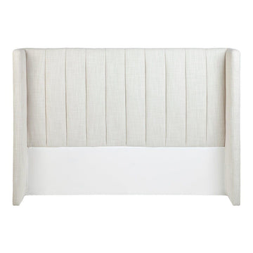 House Journey Central Park Queen Bedhead - Natural Linen