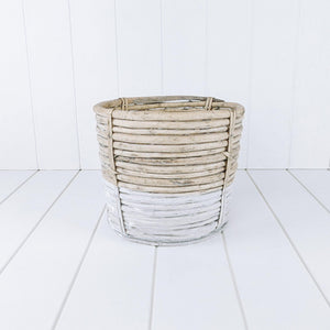 House Journey Crafted Willow Planters Set of 3