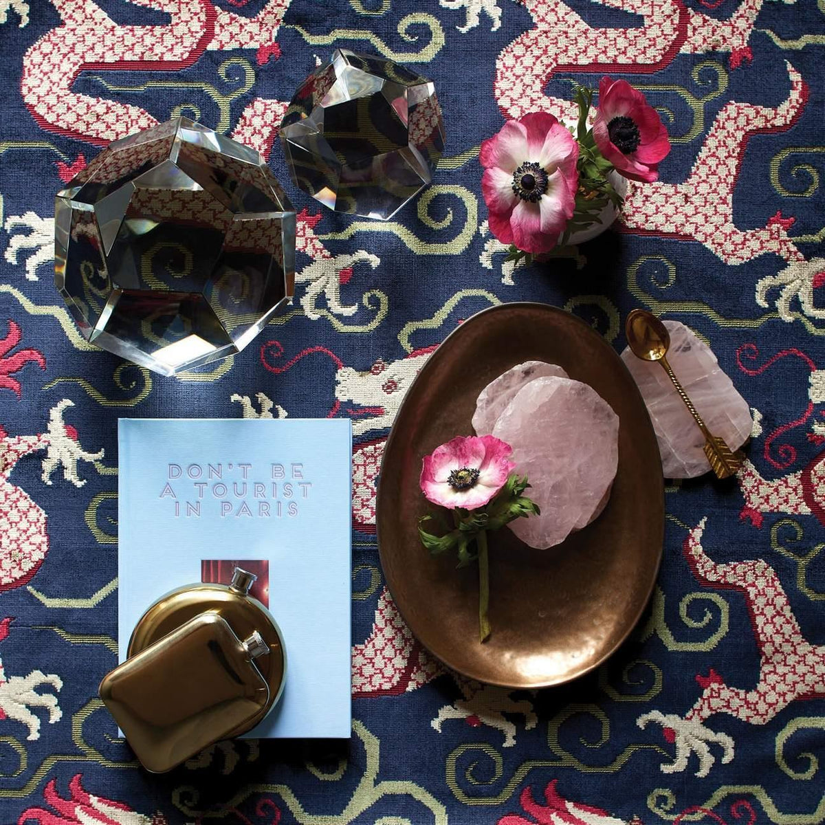 House Journey Crystals Rose Quartz Coasters