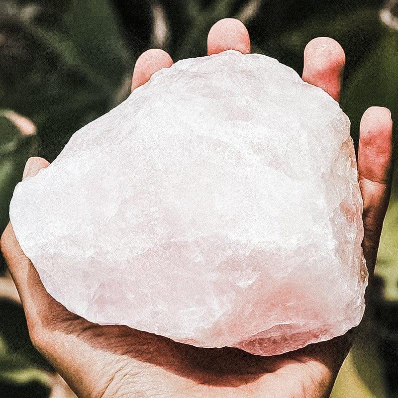 House Journey Crystals Rose Quartz Stone