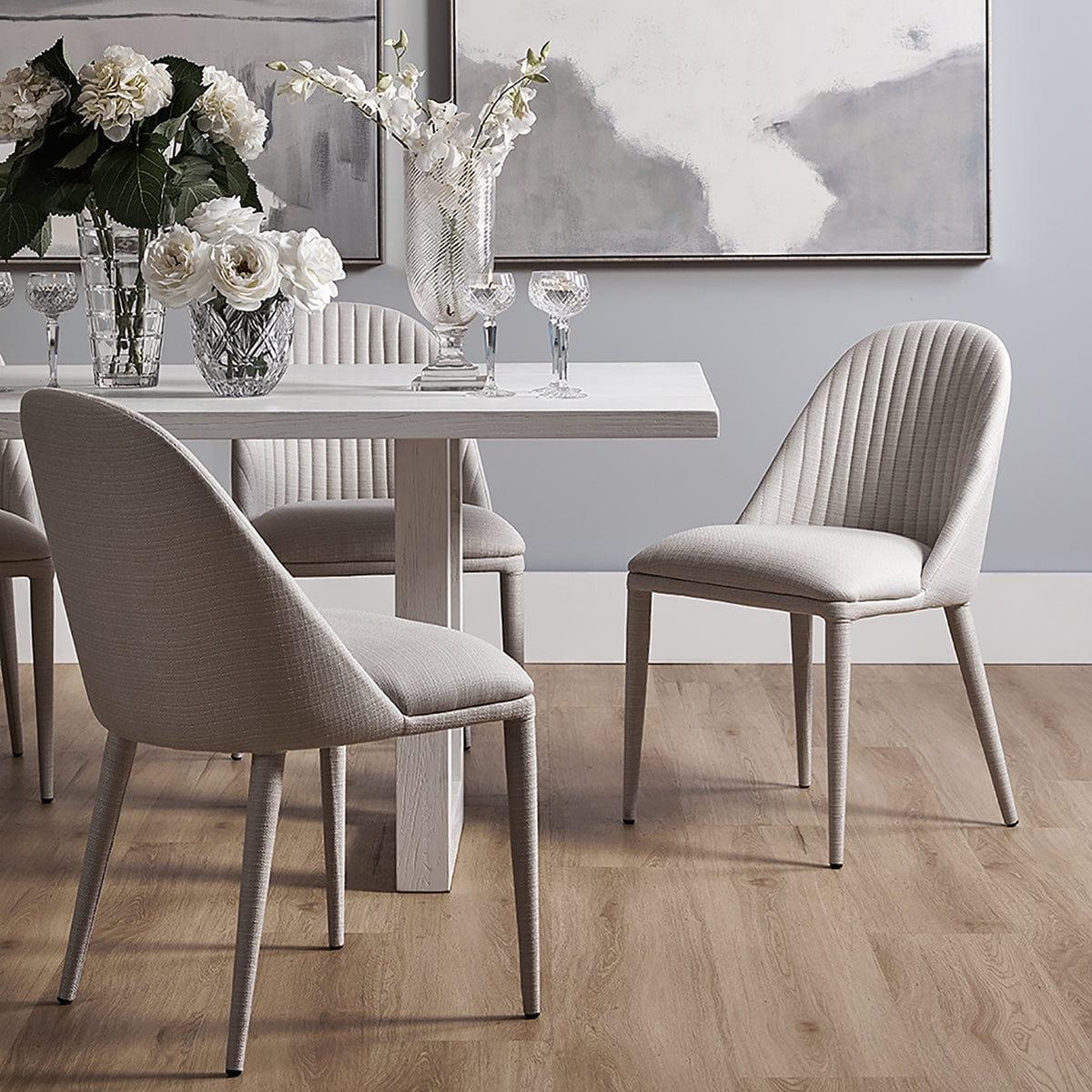 House Journey Dante Panelled Dining Chair - Natural
