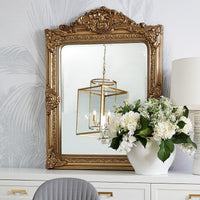 House Journey Elizabeth Wall Mirror - Antique Gold