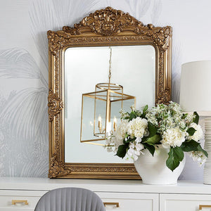 House Journey Elizabeth Wall Mirror - Antique Gold