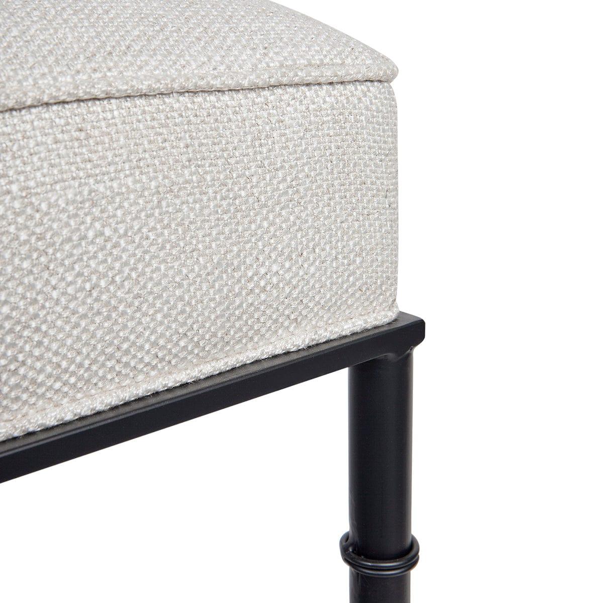 House Journey Hacienda Bench Ottoman - Natural Linen