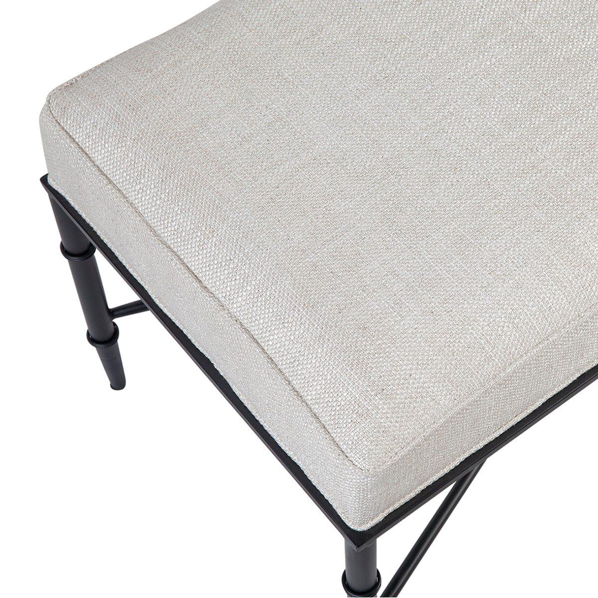 House Journey Hacienda Bench Ottoman - Natural Linen