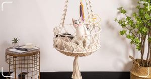 House Journey Handwoven Cat Hammock