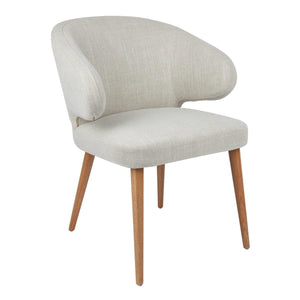 House Journey Harlow Natural Dining Chair - Natural Linen