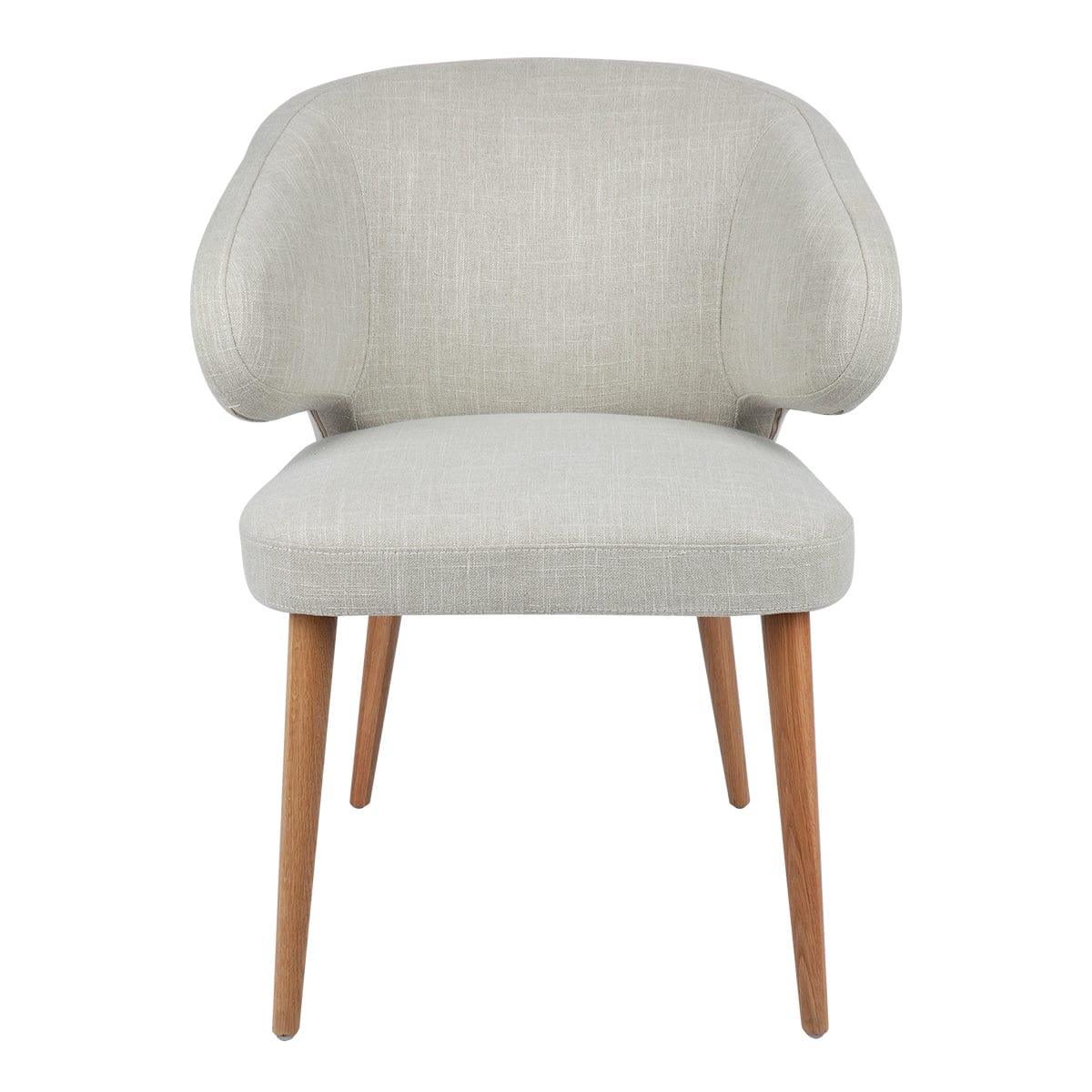 House Journey Harlow Natural Dining Chair - Natural Linen