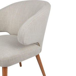 House Journey Harlow Natural Dining Chair - Natural Linen