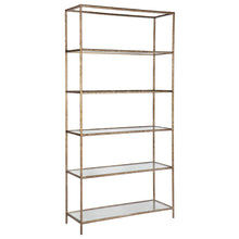 Load image into Gallery viewer, House Journey Heston Shelving Unit - Brass
