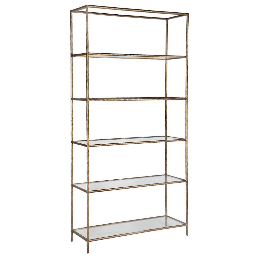 House Journey Heston Shelving Unit - Brass