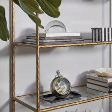 Load image into Gallery viewer, House Journey Heston Shelving Unit - Brass
