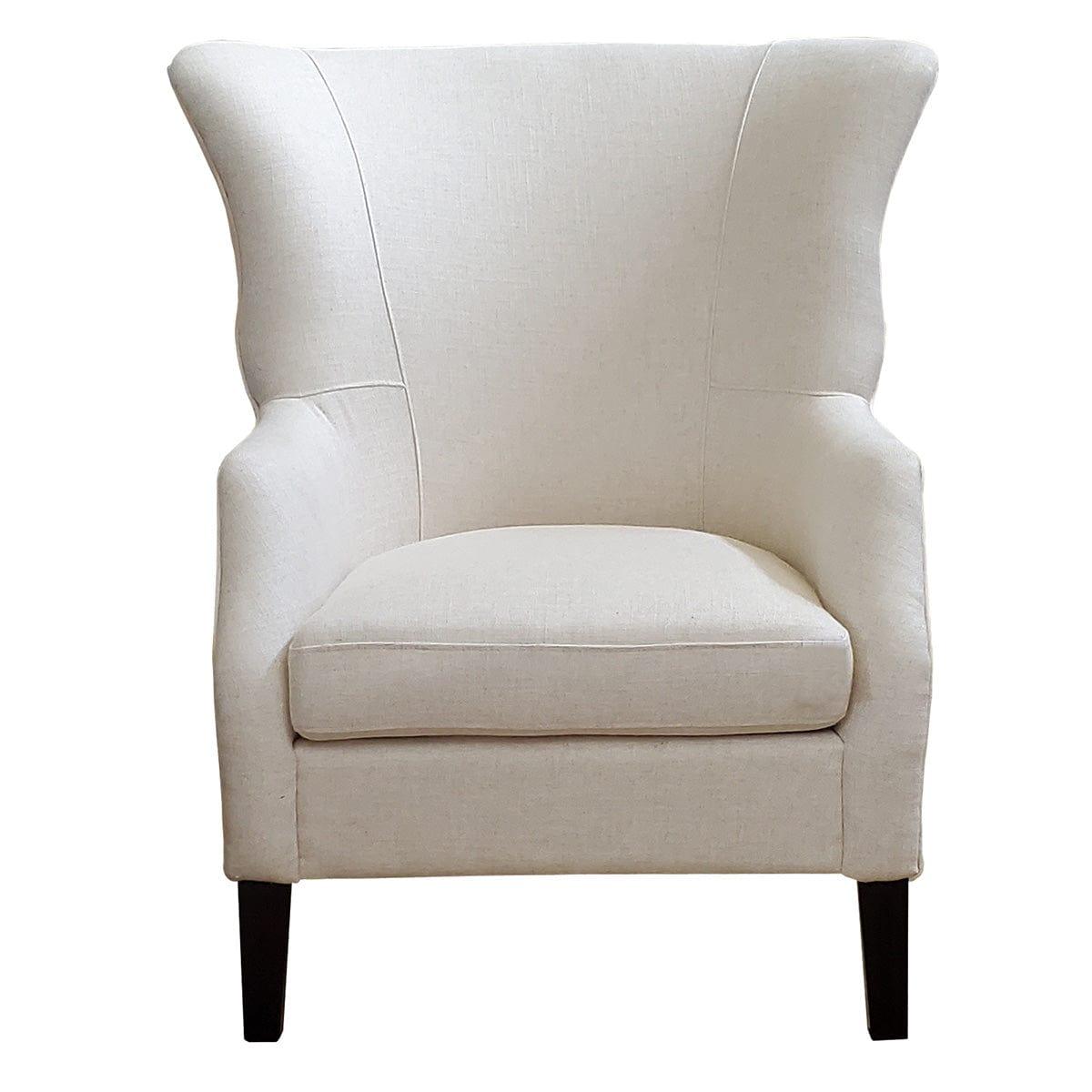 House Journey Kristian Wing Back Occasional Chair - Natural Linen