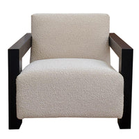 House Journey Lennon Occasional Chair - Ivory Boucle