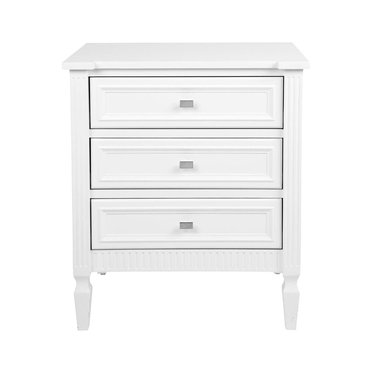 House Journey Merci Bedside Table - Large White