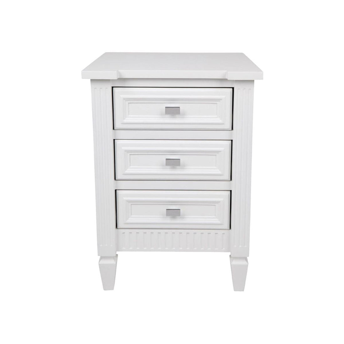 House Journey Merci Bedside Table - Small White