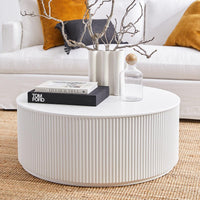 House Journey Nomad Round Coffee Table - White