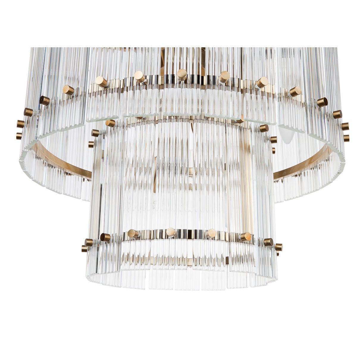 House Journey Paloma Pendant - 2 Tier Brass