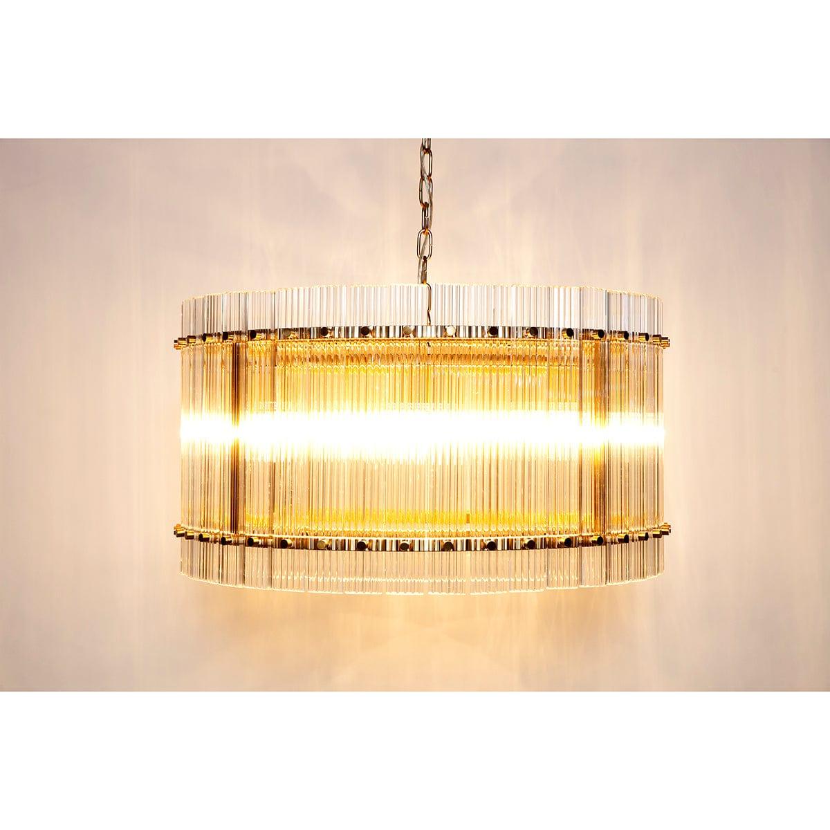 House Journey Paloma Pendant - Round Brass