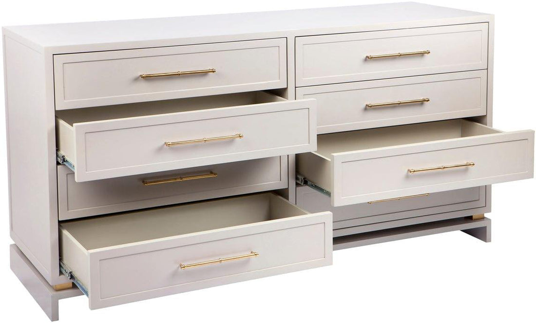 House Journey Pearl 8 Drawer Chest - Grey