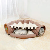 House Journey Plush Cat Tunnel & Bed