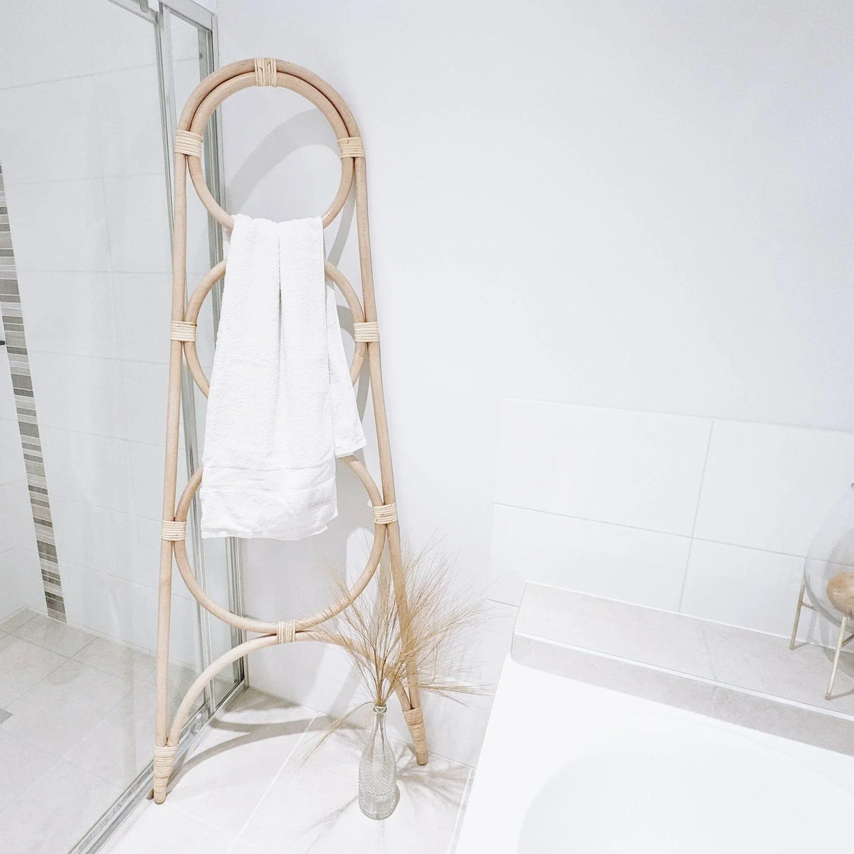 House Journey Rattan Rattan Towel Rack