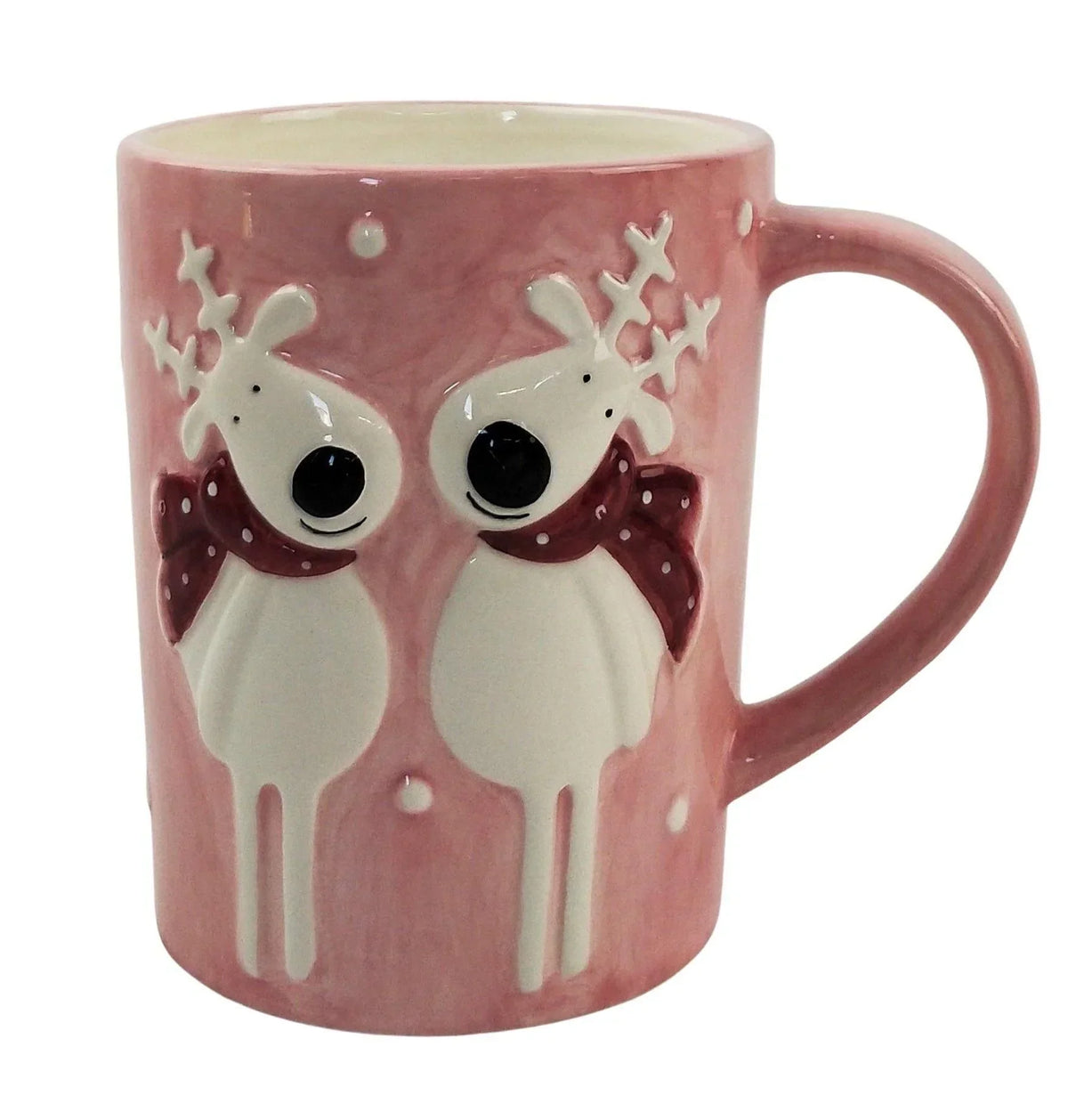 House Journey Reindeer Mug - Pink