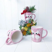 House Journey Reindeer Mug - Pink