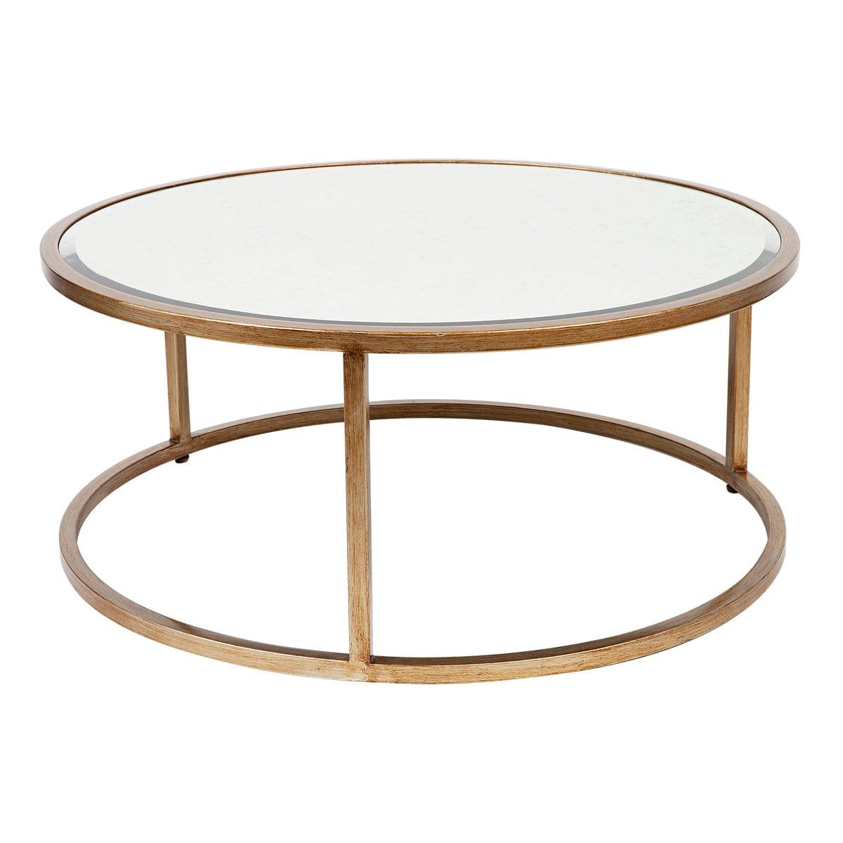 Serene Nesting Coffee Tables - Antique Gold.