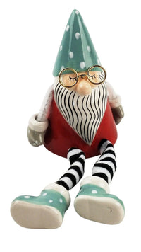 Sitting Santa Decor.